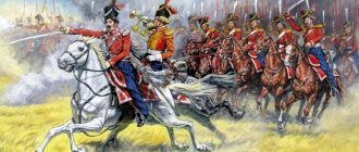 Атака казаков с шашками и пиками 1812 год