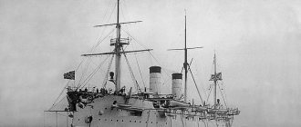 ​Броненосный крейсер «Рюрик», 1896 год Источник – tsushima.su - Бой в Корейском проливе | Warspot.ru