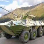 BTR-90 in the mountains