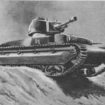 A rough drawing of one of the BBT medium tank variants. Br. Panc. 