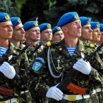 Airborne uniforms of the old and new model: demobilization and ceremonial