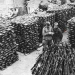 Mountains of German captured small arms