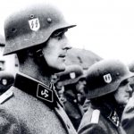 ​Foreign SS volunteers. In the foreground is the Dane Per Sorensen, the future commander of the SS Danmark regiment, who died in the Battle of Berlin stabswache-de-euros.blogspot.com - SS men from Western Europe | Warspot.ru 