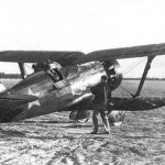 I-15 fighter before takeoff