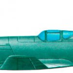 I-250 fighter, side view