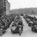 What motorcycle armies did the Red Army have during the Great Patriotic War?