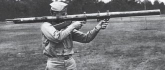 ​Captain E. Yul with a prototype of the T1 grenade launcher Source: Rottman GL The Bazooka. – Oxford, 2012 - “Father” of all RPGs | Military historical portal Warspot.ru 