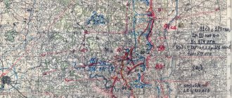 ​Карта района боевых действий 19-й армии Западного фронта - Армия генерала Конева против «дивизии-призрака» | Warspot.ru