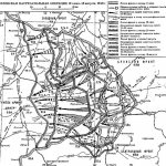 Карта-схема Орловской наступательной операции.