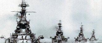 Ships &quot;Malaya&quot;, &quot;Valiant&quot;, &quot;Barham&quot;, &quot;Warspite&quot;