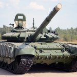 На статических площадках МВТФ «Армия» 2017-2018 гг. выставлялся T-72Б3 с КДЗ.