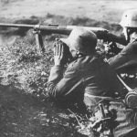 German anti-tank crew in position