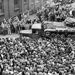 Sending a Valentine tank to the USSR from Great Britain, September 22, 1941