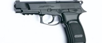 Advantages, disadvantages, purpose, modification of the ASG Bersa Thunder 9 Pro pistol