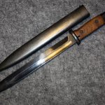 Bayonet knife.