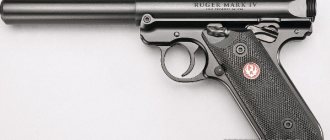 Ruger Mark IV sporting pistol. Left view 