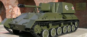 SU-76 - self-propelled artillery unit of the Great Patriotic War