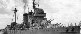 Heavy cruiser Canarias
