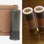 The cartridges for American military rifles have a discreet gray-green casing and a blued bottom - but translucent ones are still more practical