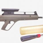Steyr ACR rifle and its arrow-shaped bullets